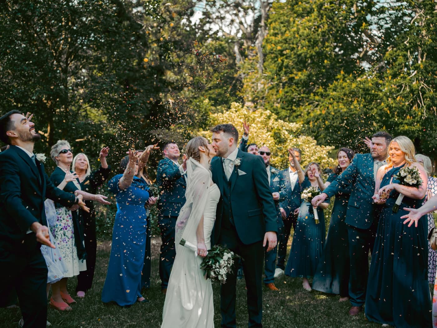 Family and friends, wedding photography London