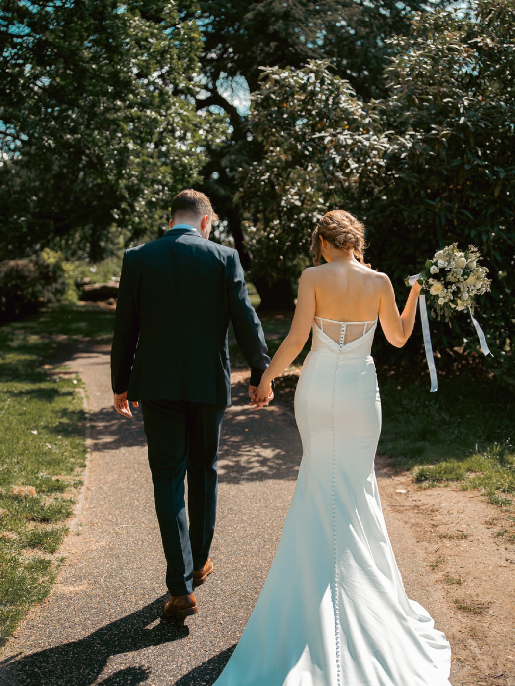 Wedding day portrait — natural light photography